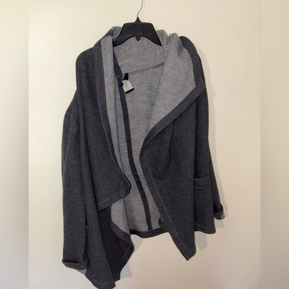 Lafayette 148 New York Wool Sweater Jacket Size XL